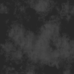 Fototapeta premium 黒とグレーの手描きの水彩のテクスチャ - 正方形のモノトーンの背景イラスト素材