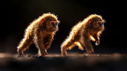 Obraz premium Brief Summary of Playful Monkeys