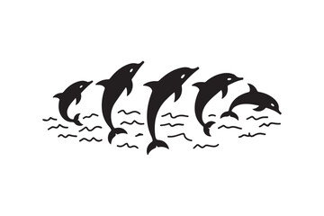 Majestic Dolphin Silhouette Mega Bundle
