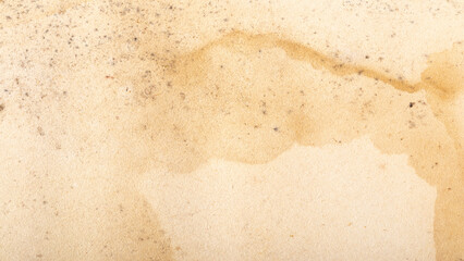 Old dirty yellowed moldy paper abstract textured vintage empty template