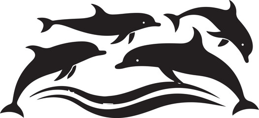 Majestic Dolphin Silhouette Mega Bundle
