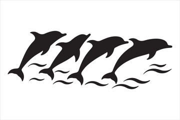 Majestic Dolphin Silhouette Mega Bundle
