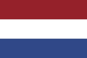 Flag of Netherlands, Vector illustration