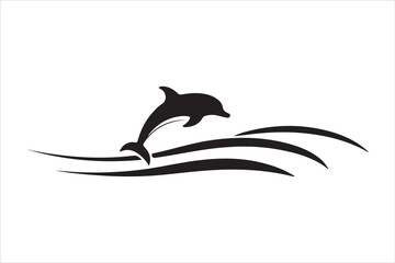 Majestic Dolphin Silhouette Mega
