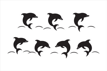 Majestic Dolphin Silhouette Mega
