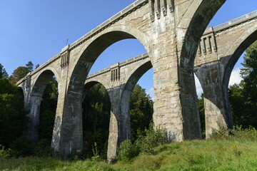 Fototapeta premium Viaduct near Stanczyki, Warmia-Masuria, Poland, Europe