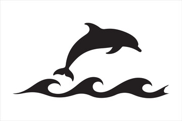 Majestic Dolphin Silhouette Mega
