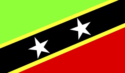 Flag of St Kitts Islands