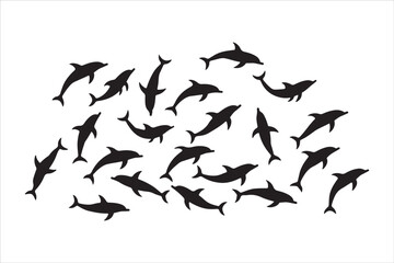 Majestic Dolphin Silhouette Mega
