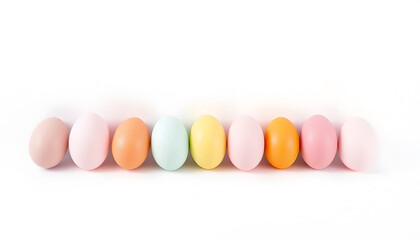 eggs on white