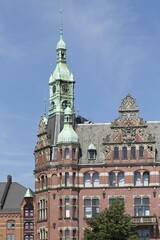 Speicherstadt town hall, Speicherstadt, Hamburg, Germany, Europe