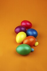 Colourful Easter eggs
