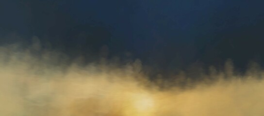 Surreal Blurred Abstract Art Colorful Background, sky with clouds as blurred background