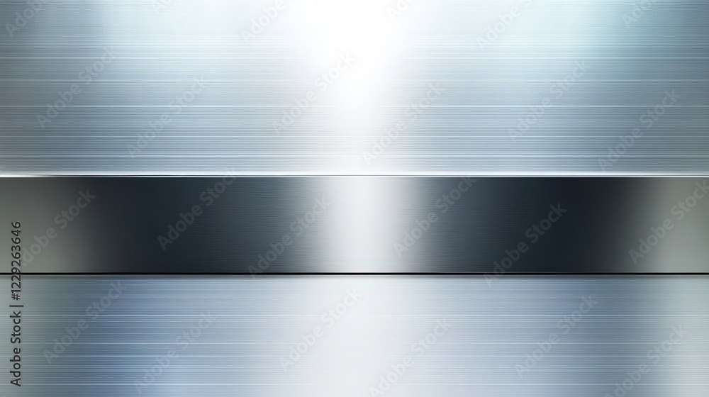 Poster technology background with smooth metallic textures and subtle gradients
