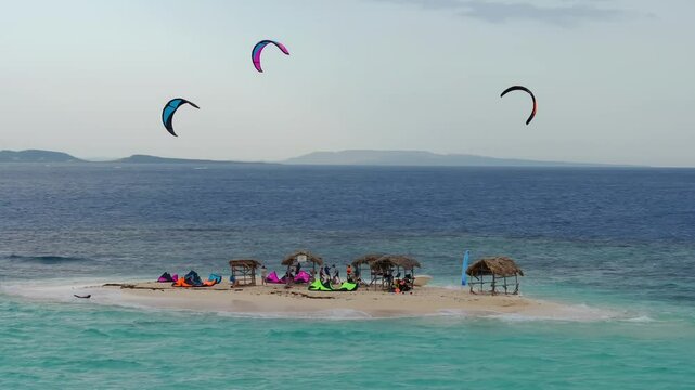 Kitesurfing, Dominican Republic, Paradise Island, Island