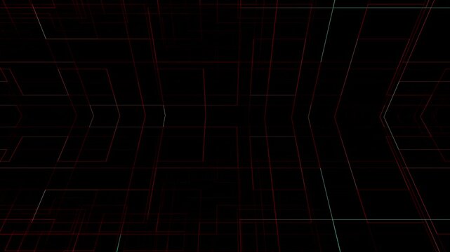 4k Digital Cyber lines. .Grid Background Backdrop Animation.