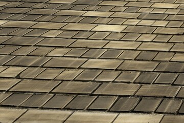 Gray brick wall background