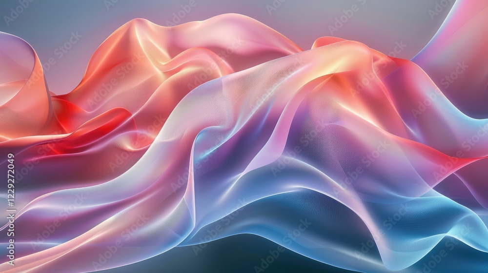 Poster layered abstract shapes overlapping in warm earth tones. digital image for artistic and natural desi