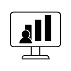 Head hunting icon vector. HR illustration sign. job search symbol. Head hunter logo.