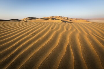 Sand dunes, Rub' al Khali or Empty Quarter, United Arab Emirates, Asia