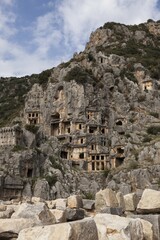 Lycian Kings Rock Tombs, Myra, Demre, Turkey, Asia