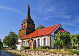 Church in Tuna, Vimmerby, Kalmar County, Småland, Sweden, Europe © Torsten Becker/imageBROKER