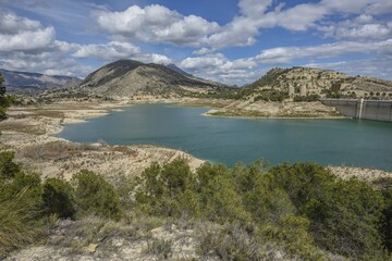 Amadorio River Reservoir, Villajoyosa, Alicante, Costa Blanca, Spain, Europe