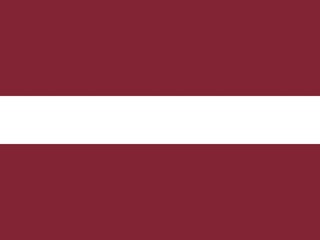 Official national flag of Latvia