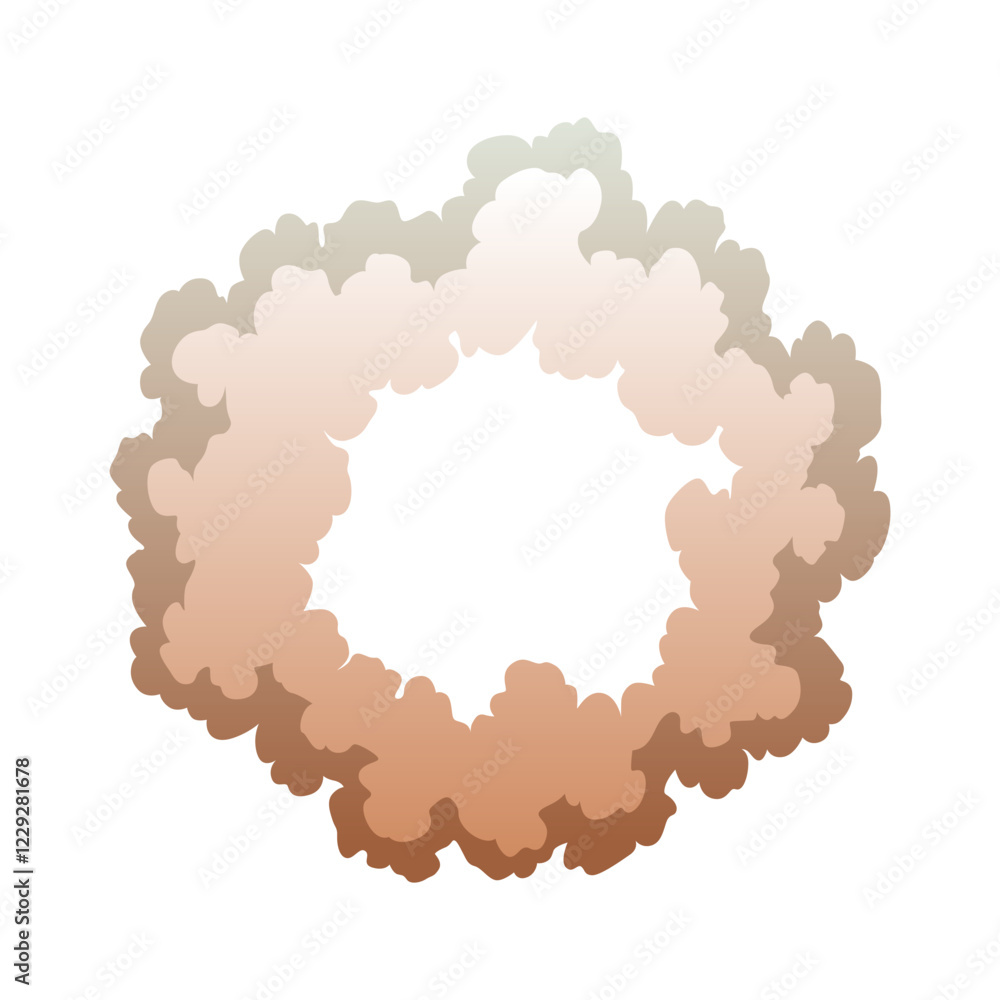 Poster explosion animation. animation for game of the explosion effect. cartoon animation for game. explodi