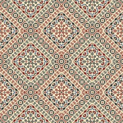 Traditional Latvian embroidery seamless pattern, vector illustration