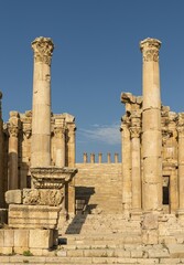 Propylaeum of the Sanctuary of Artemis, Jerash, Jordan, Asia