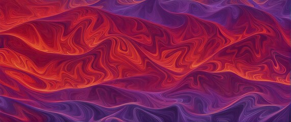 Obraz premium Thermal topography inspired abstract illustration, AI generated, pink, purple, altitude, map