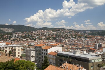 View from Castel San Giusto, Trieste, Friuli-Venezia Giulia, Italy, Europe