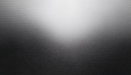 Fototapeta premium Black white dark gray silver abstract background. Color gradient. Wave. Rough grain grainy grungy noise dust. Brushed matte shimmery blur. Light. Metallic steel metal effect. Design.
