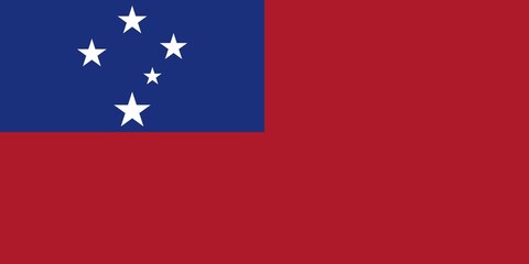 National flag of Samoa