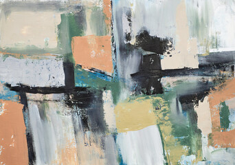 Abstract artistic creation, fine art for print, modern texture effects, mural design, home wall decoration, large painting strokes, artistic patterns, contemporary oil painting, creative decor design