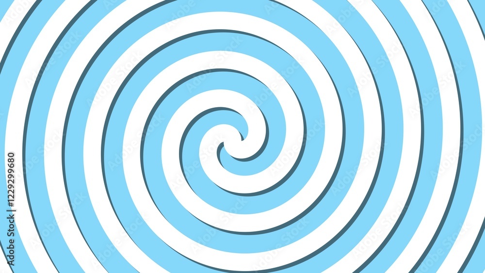 Poster abstract spiral rotating and twisting lines, computer generated background, 3d rendering background,