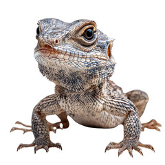 Obraz premium Chameleon Isolated On Transparent Background.