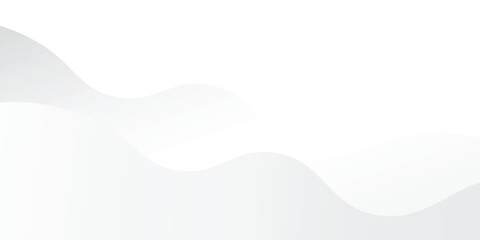 Modern wave white background with gradient color and artistic dynamic line decoration simple