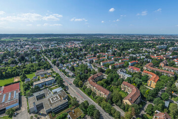Der Augsburger Stadtteil Göggingen rund um den Bezirk Göggingen-Süd