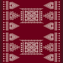 Traditional Tunisian embroidery pattern, seamless vector composition