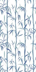 A seamless bamboo vector pattern