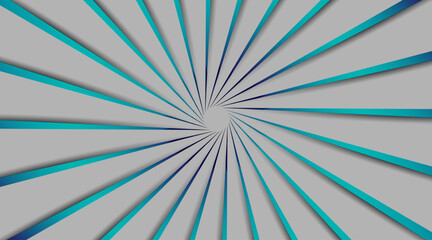 Obraz premium One point shining abstract minimal new background design | Line background with one point direction with shadow for floral, banner, web, corporate, decorative use with silver, cyan, blue color