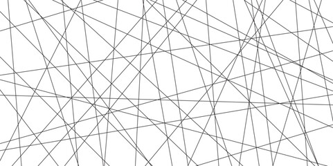 Abstract beautiful perfect random Diagonal lines background. Geometric lines pattern transparent background. Black and white abstract random chaotic liens with business banner design template, vector.