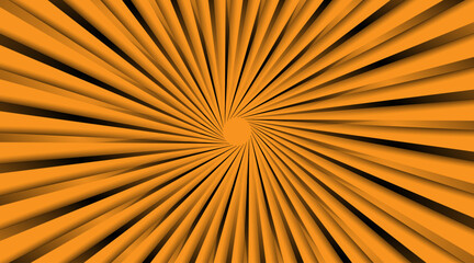 Obraz premium One point shining abstract minimal new background design | Line background with one point direction with shadow for floral, banner, web, corporate, decorative use with orange, black color