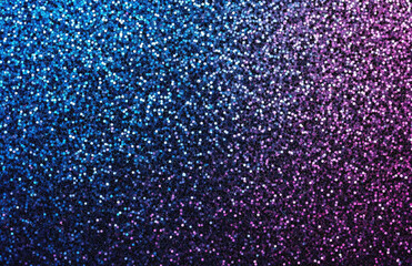 Obraz premium Pink and Blue Glitter Gradient Background with Sparkling Bokeh
