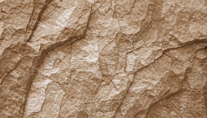 Fototapeta premium Stone wall. Light brown rock texture. Stone grunge backdrop. Rocky texture background with copy space for design. Web banner. Wide. Panoramic.