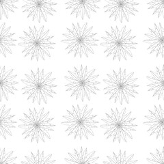 Seamelss feathers light template vector background pattern