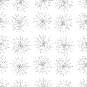 Seamelss feathers light template vector background pattern