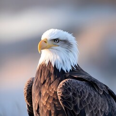 Obraz premium Portrait of Bald eagle 
